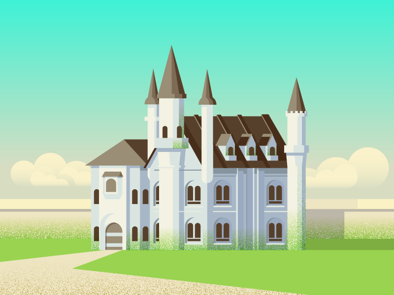 Moss Castle Home | Buildings and Architecture Series