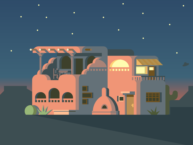 Pueblo Home | Buildings and Architecture Series