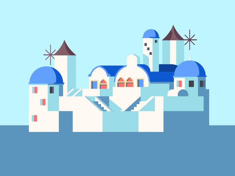 Santorini | Buildings and Architecture Series