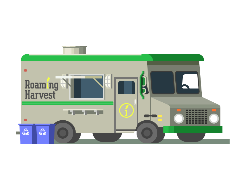 Food Truck - Roaming Harvest | Colored Car Series